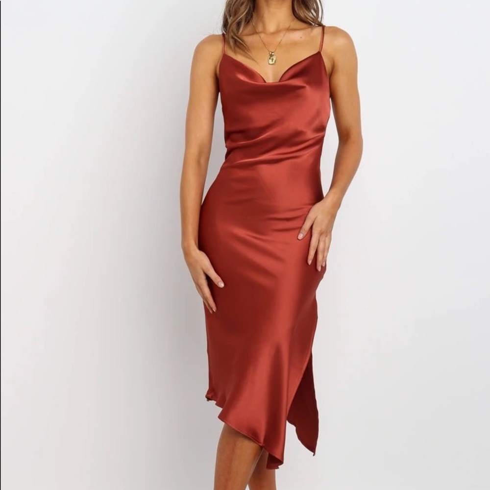 Petal + Pup Cyprus Dress Rust Size 4